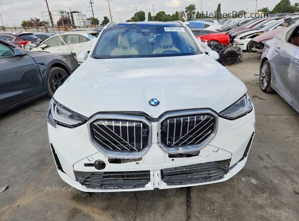 5UX53GP04T9241490 2026 BMW X3 White Vista trasera