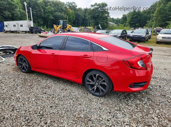 2HGFC2F85MH533782 2021 HONDA CIVIC Red Rear right