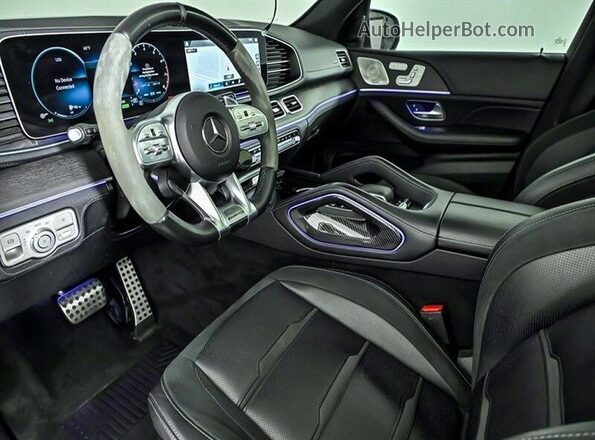 4JGFB6BB2MA575427 2021 MERCEDES-BENZ GLE White Vista de los asientos traseros