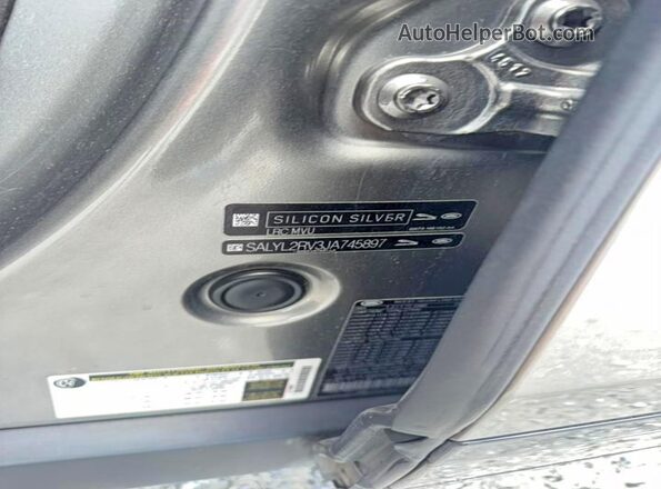 SALYL2RV3JA745897 2018 LAND ROVER RANGE Silver 360 interior view