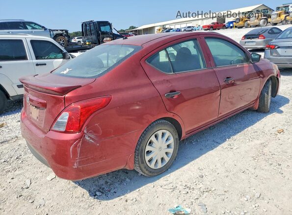 3N1CN7AP7HL830334 2017 NISSAN VERSA Maroon Przód prawy