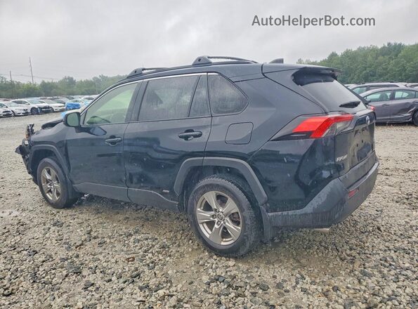 JTMLWRFV1ND147172 2022 TOYOTA RAV4 Black უკანა მარჯვენა