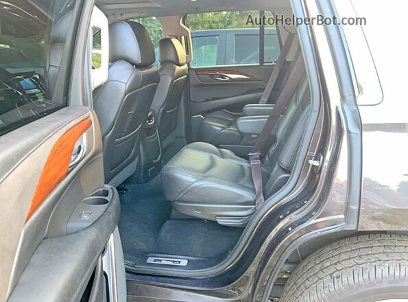 1GYS3BKJ0GR384346 2016 CADILLAC ESCALADE Серый Вид наклейки с VIN-кодом