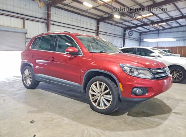 WVGAV7AX7GW007041 2016 VOLKSWAGEN TIGUAN Red Vista frontal