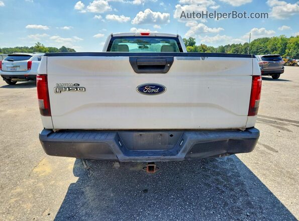 1FTMF1C81HKE03489 2017 FORD F150 White Вид салону спереду