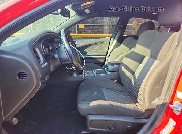 2C3CDXHG5NH161107 2022 DODGE CHARGER Red Dashboard view