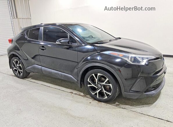 NMTKHMBX7JR014722 2018 TOYOTA C-HR Black Вид спереду