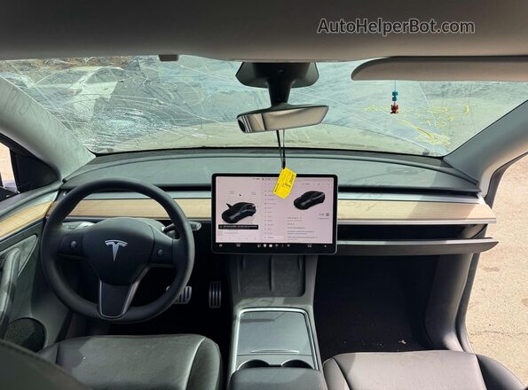 7SAYGDEF6RF022203 2024 TESLA MODEL Y Серый Вид задних сидений