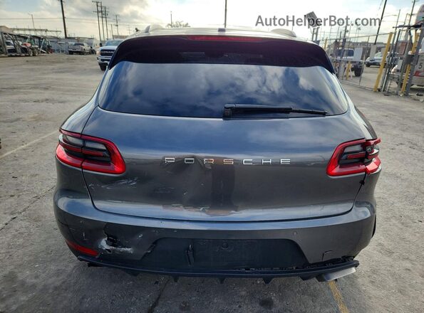 WP1AA2A5XJLB03982 2018 PORSCHE MACAN Gray Вид салону спереду