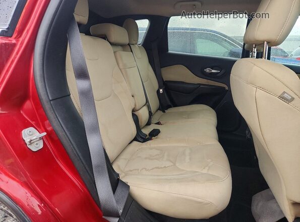 1C4PJLCB7GW230393 2016 JEEP CHEROKEE Красный Вид задней части салона