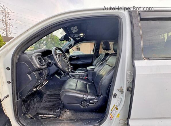5TFCZ5AN5KX175588 2019 TOYOTA TACOMA Белый Вид наклейки с VIN-кодом
