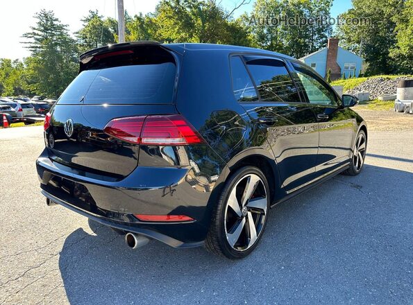 3VW5T7AU7MM000861 2021 VOLKSWAGEN GTI Black Передня права чверть