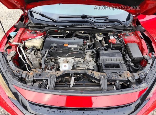 2HGFC2F85MH533782 2021 HONDA CIVIC Red Engine compartment view