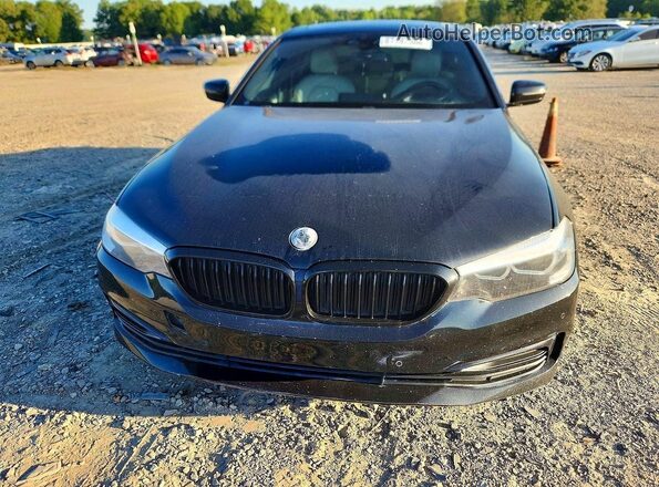WBAJA7C57KWW26756 2019 BMW 5 SERIES Черный Вид сзади