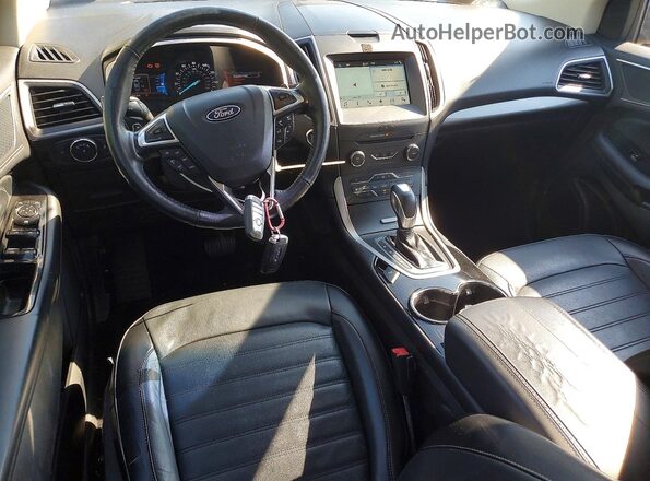 2FMPK4J96HBB66199 2017 FORD EDGE Black Սարքավորումների վահանակի տեսք