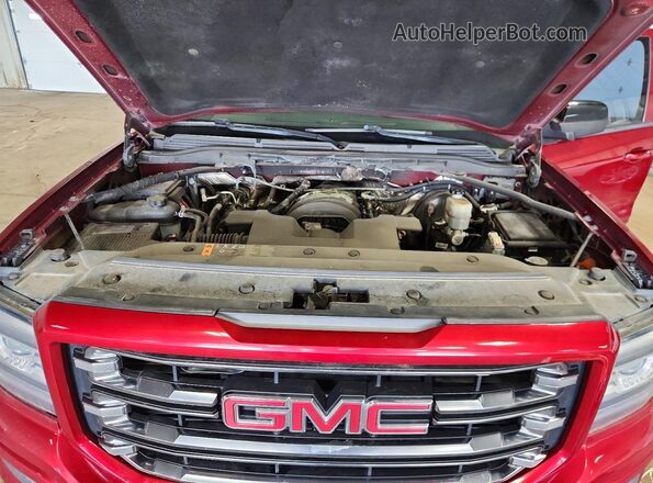 3GTU2NEC2JG284501 2018 GMC SIERRA Красный Вид подкапотного пространства