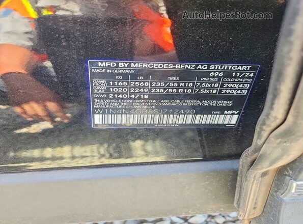 W1N4N4GB8SJ712490 2025 MERCEDES-BENZ GLA-CLASS Black 360 interior view
