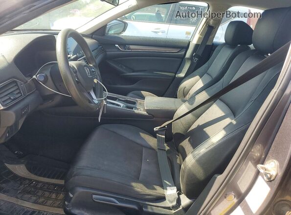 1HGCV1F10KA068348 2019 HONDA ACCORD Gray Widok deski rozdzielczej