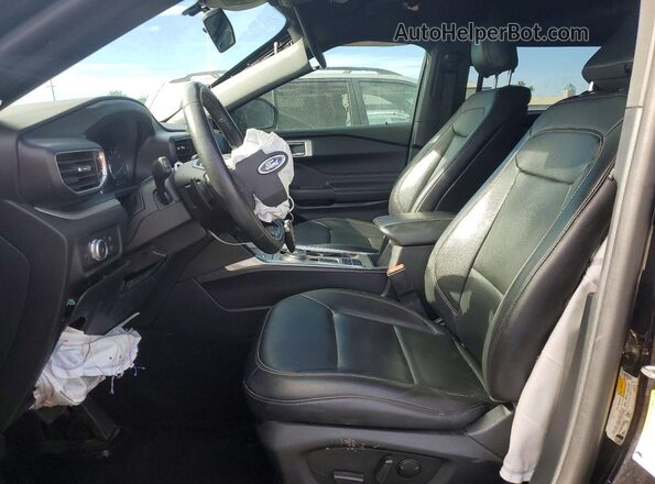 1FMSK7DH2LGB35922 2020 FORD EXPLORER Black Widok deski rozdzielczej