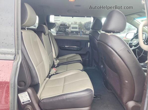 KNDME5C14G6117284 2016 KIA SEDONA Red Вид задньої частини салону