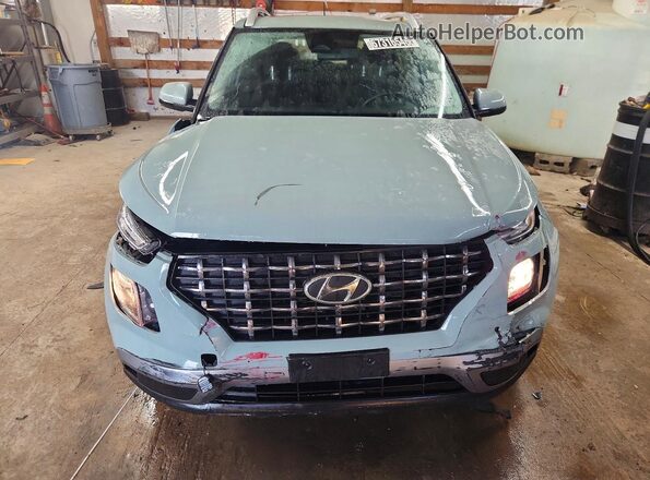 KMHRC8A32SU398521 2025 HYUNDAI VENUE Turquoise Вид ззаду