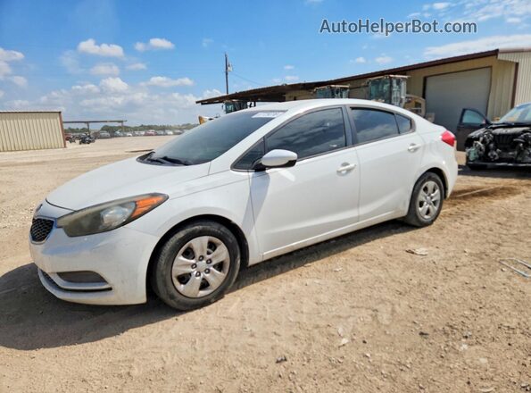 KNAFK4A66G5438871 2016 KIA FORTE White Tył lewy