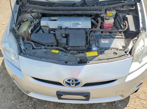 JTDKN3DU8A0045620 2021 TOYOTA PRIUS Silver Vista del compartimento del motor