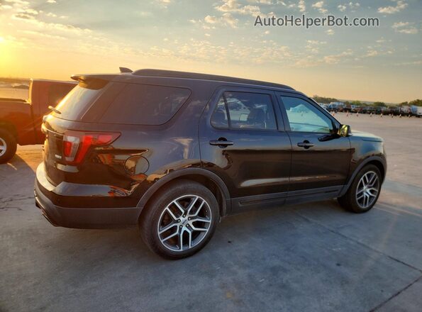 1FM5K8GT0GGC68672 2016 FORD EXPLORER Black წინა მარჯვენა