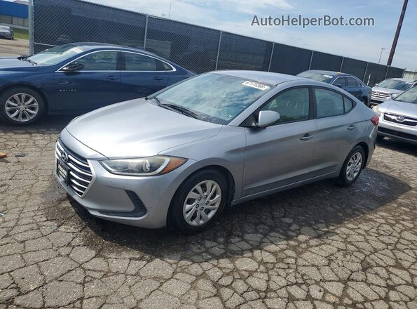 5NPD74LF5HH183964 2017 HYUNDAI ELANTRA Silver Rear left