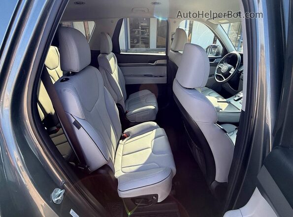 KM8R24GE1SU810996 2025 HYUNDAI PALISADE Gray Widok wnętrza z przodu