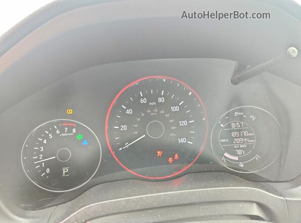 3CZRU6H5XHM703316 2017 HONDA HR-V Gray Հետևի նստատեղերի տեսք