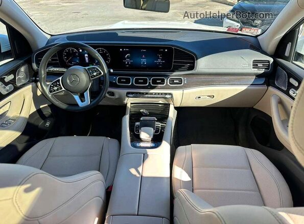 4JGFF5KE3LA086543 2020 MERCEDES-BENZ GLS White Instrument cluster view