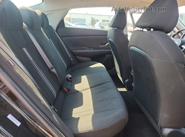 KMHLM4DJ8SU173476 2025 HYUNDAI ELANTRA Черный Вид задней части салона
