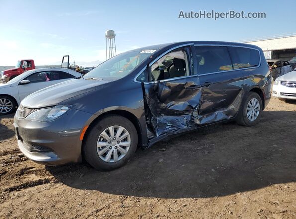 2C4RC1AGXMR566582 2021 CHRYSLER VOYAGER Gray Trasero izquierdo