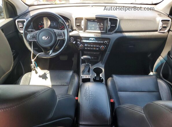 KNDPN3AC2K7520558 2019 KIA SPORTAGE Синий Вид щитка приборов