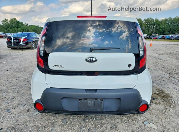 KNDJN2A25G7288326 2016 KIA SOUL Белый Вид салона спереди