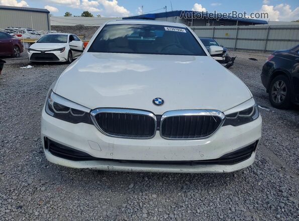 WBAJA9C57JB250187 2018 BMW 5 SERIES White Rear view