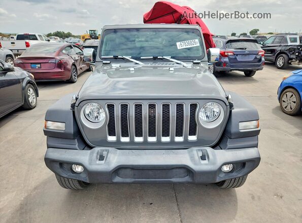 1C4GJXAN0PW639498 2023 JEEP WRANGLER Серый Вид сзади