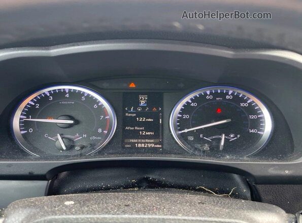 5TDJKRFH9GS284980 2016 TOYOTA HIGHLANDER Gray Instrument cluster view