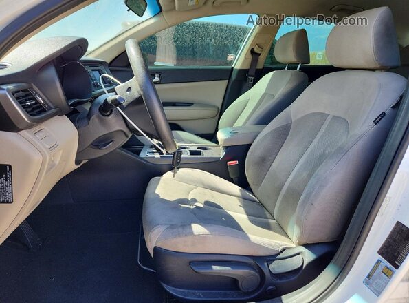 KNAGT4L34G5102737 2016 KIA OPTIMA White Առջևի վահանակի տեսք