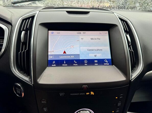 2FMPK4K99LBB35682 2020 FORD EDGE Black Հետևի նստատեղերի տեսք