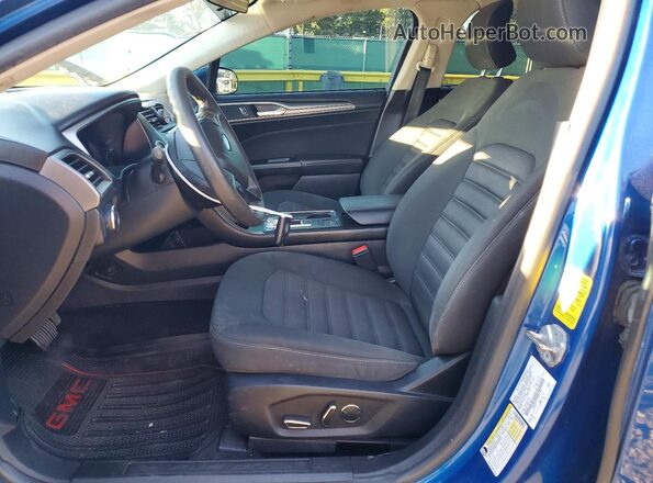 3FA6P0H71HR407799 2017 FORD FUSION Blue წინა პანელის ხედი
