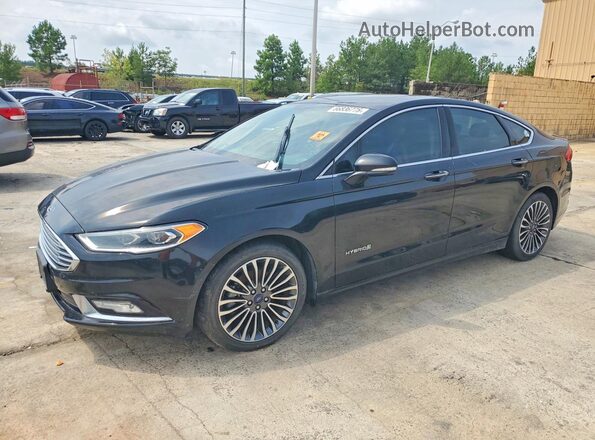 3FA6P0RU2JR102774 2018 FORD FUSION Black Հետևի ձախ