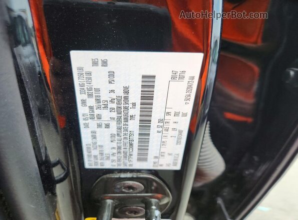 1FTFW1CD8MFB77511 2021 FORD F150 Black VIN sticker view