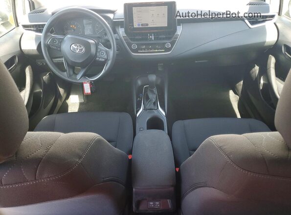 5YFB4MDE9SP329850 2025 TOYOTA COROLLA White Instrument cluster view
