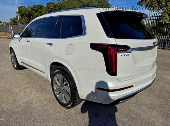 1GYKPCRSXMZ230618 2021 CADILLAC XT6 White Задня права чверть