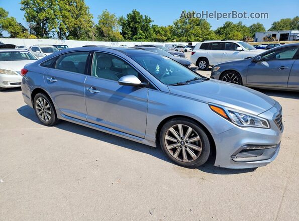 5NPE34AFXGH311651 2016 HYUNDAI SONATA Silver Widok z przodu