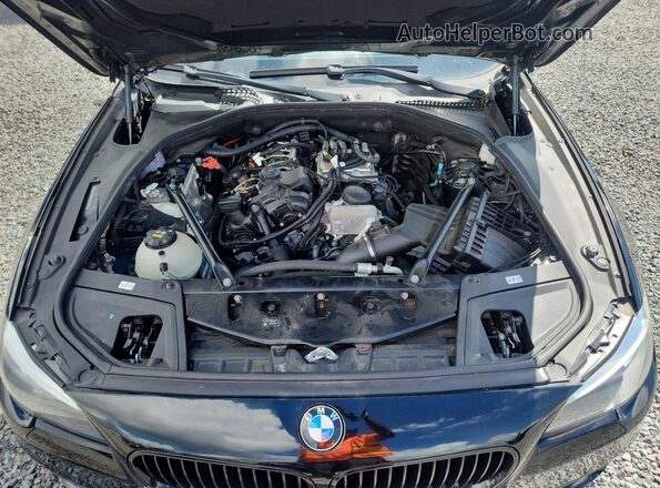 WBA5A5C52GG353376 2016 BMW 5 SERIES Black ძრავის განყოფილების ხედი