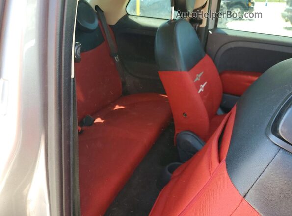 3C3CFFAR4GT122227 2016 FIAT 500 Gray Սալոնի հետևի տեսք