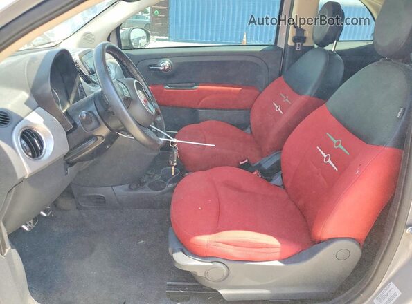 3C3CFFAR4GT122227 2016 FIAT 500 Gray Սալոնի դիմացի տեսք